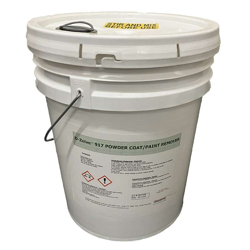 D-Zolve 917 Immersion Stripper for Silicone Plugs & CARC Coatings, 5 Gallon/Pail
